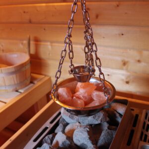 Sauna Deluxe evaporator bowl, herb pot, stainless steel for sauna infusion, 16 cm